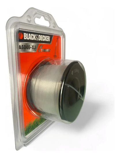 Carrete Hilo Repuesto Orilladora Black And Decker 30 Metros Transparente A6046-XJ