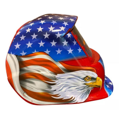 Máscara Casco Soldar Fotosensible Diseños Toyaki  Aguila Americana TK.MS001AD