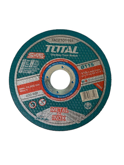 Disco Corte Total TAC2101151 Metal 115x1x22.2mm Turquesa
