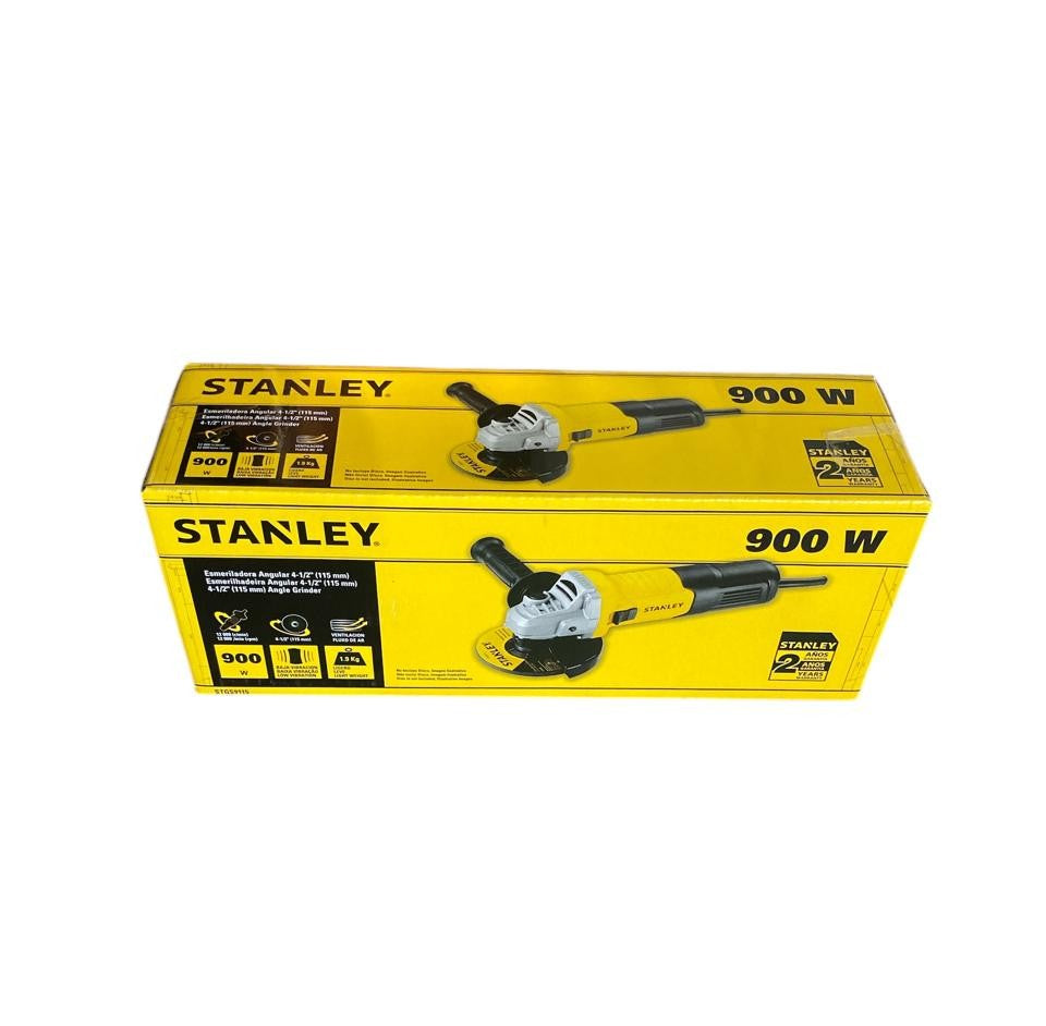 Esmeril Angular Amoladora 900w 115mm Stanley STGS9115B2C - Amarillo/negro