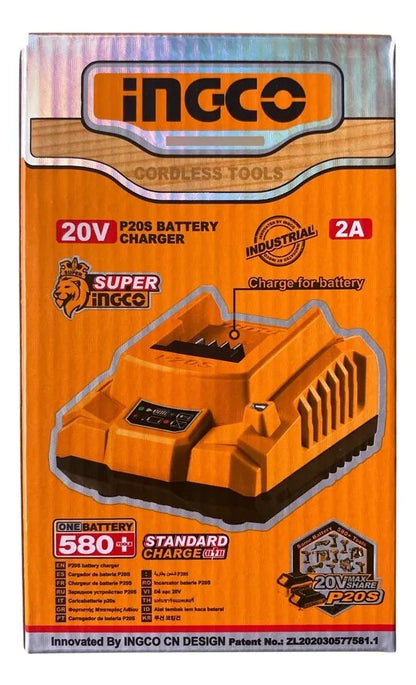 Cargador Rápido Batería Ingco Código FCLI2001