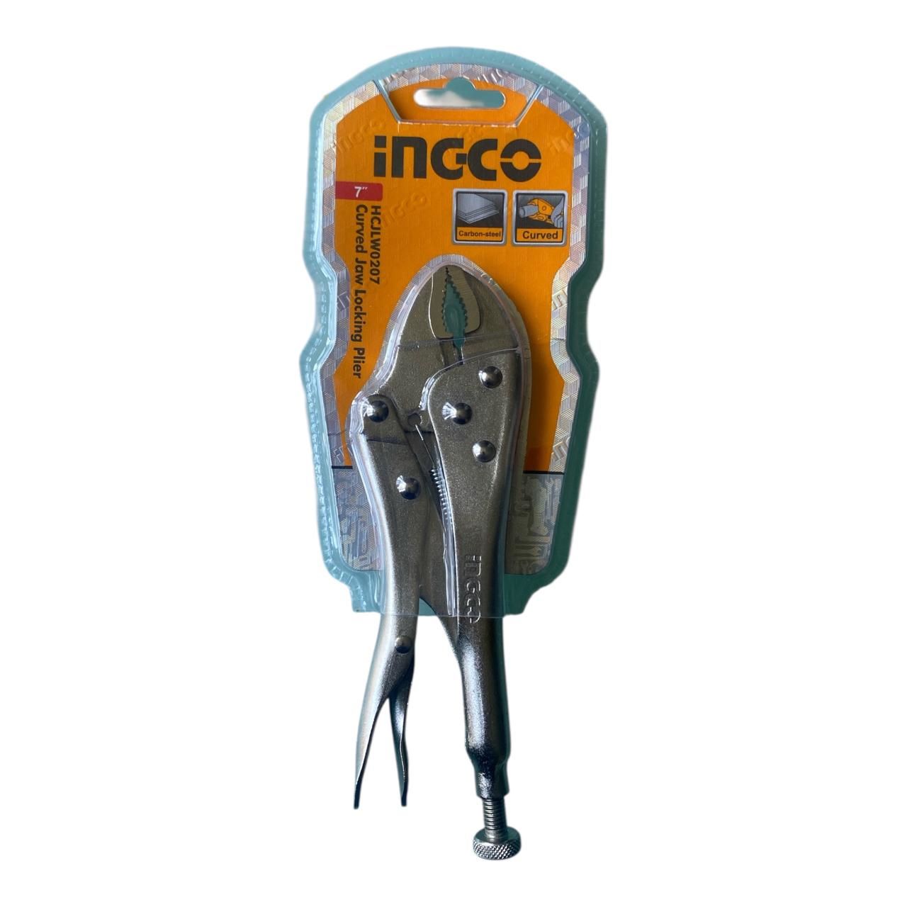 Alicate Llave Caiman Curva 7puLG Ingco HCJLW0207