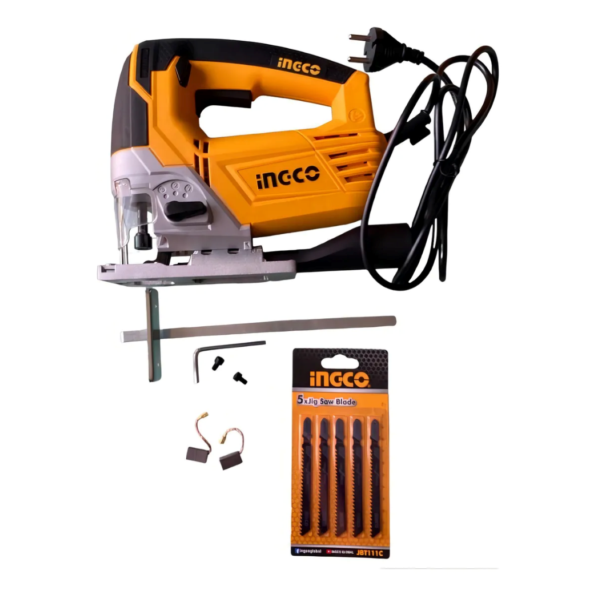 Sierra Caladora Cable INGCO JS80028 - 800 W con 5 sierras
