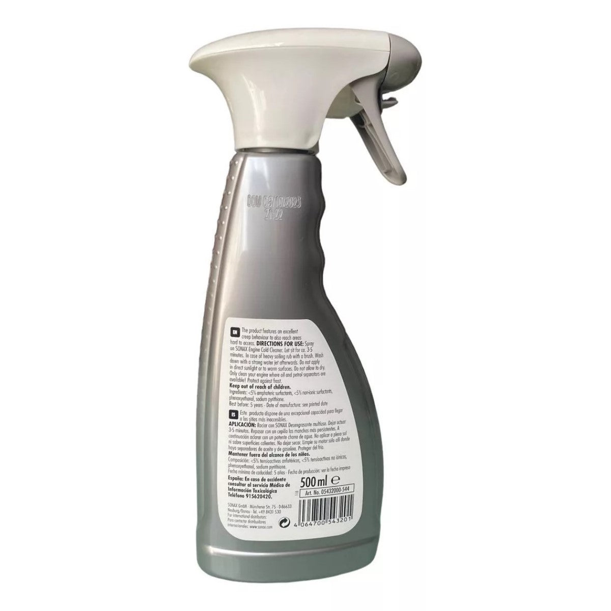 Limpia Motor En Frío Sonax 500 Ml