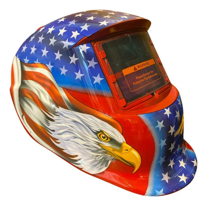Máscara Casco Soldar Fotosensible Diseños Toyaki  Aguila Americana TK.MS001AD