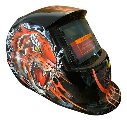 Máscara Casco Soldar Fotosensible Diseños Toyaki  Tigre TK.MS001AF