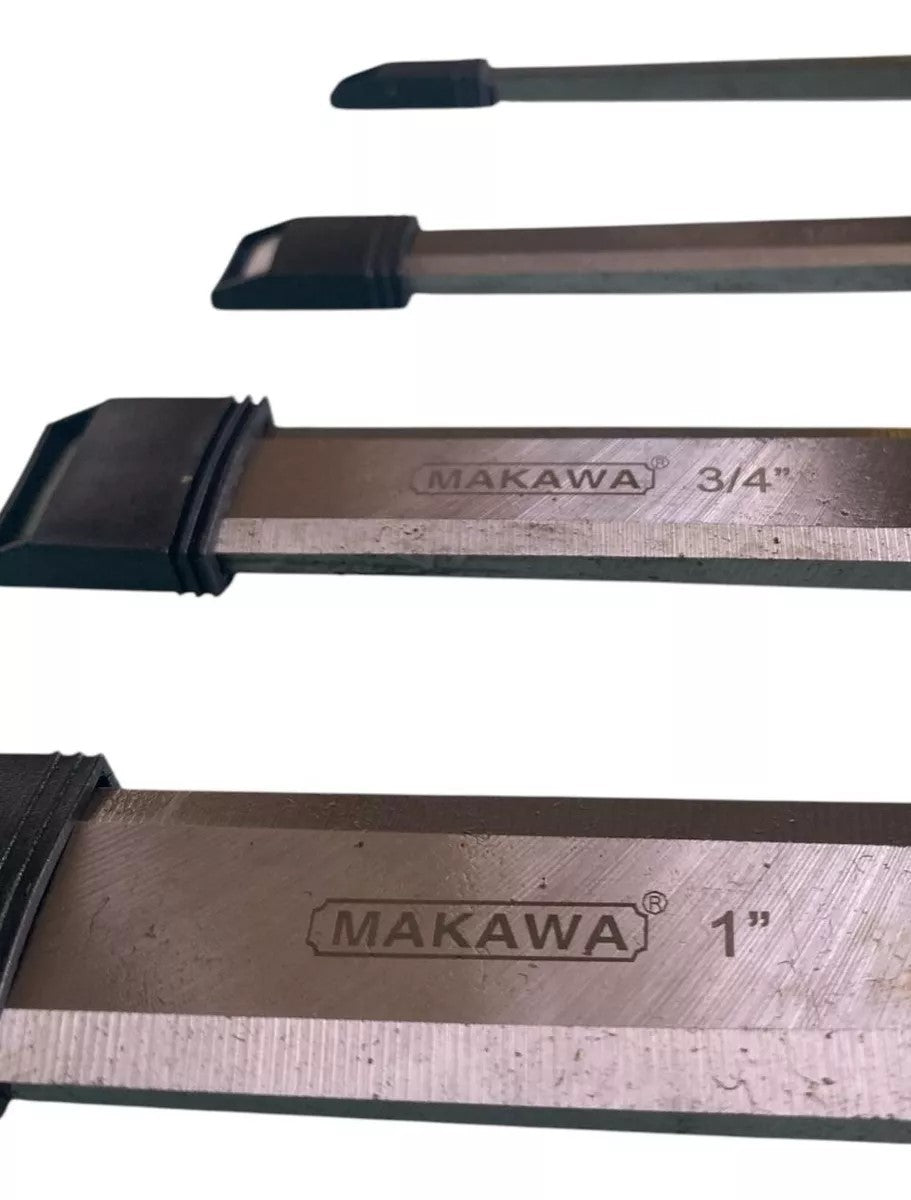 Set Juego 4 Formones Para Madera Cr-v Makawa MK0154