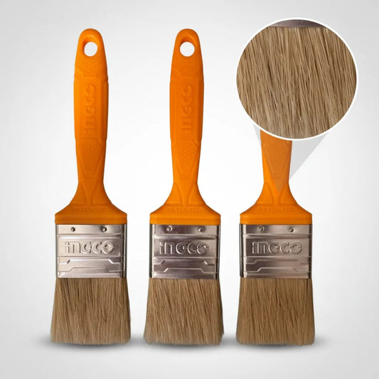 Pack De 3 Brochas Para Pintar De 2 Pulgadas Ingco CHPTB68702 Beige