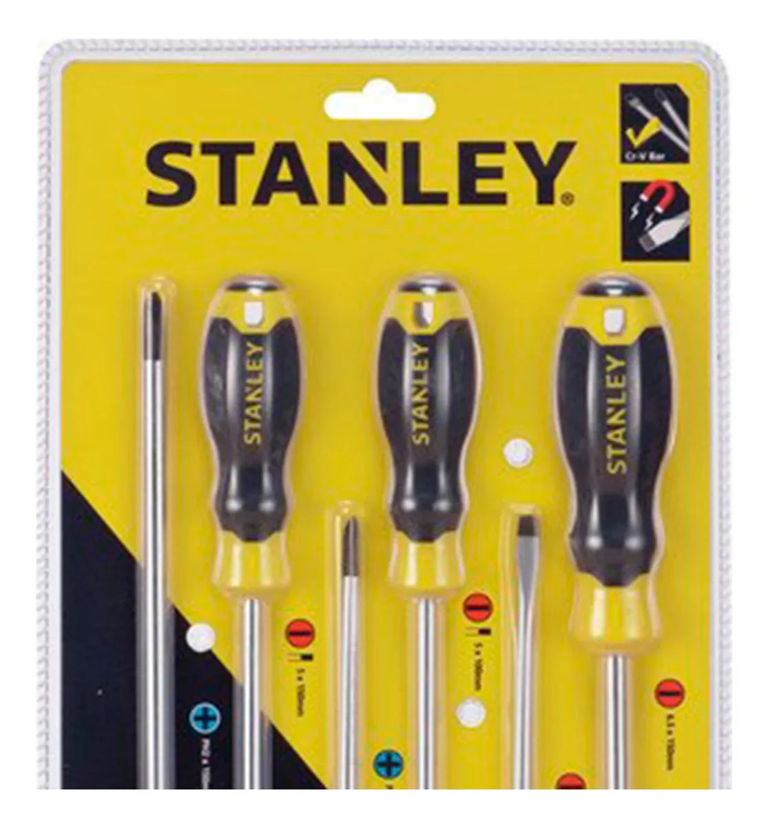 Set Juego 6 Pzs Destornilladores Stanley STMT66672-840