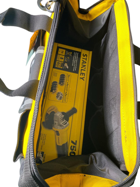 Bolso De Herramientas Stanley Stst516126la+ Esmeril Sg115v10 Negro