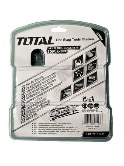 Set Kit Hojas Multifuncional 15 Piezas Total TAKTMT1502