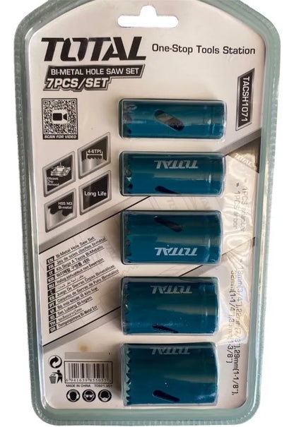 Kit Set Juego Sierra Copa Bi-metal 7 Piezas Total TACSH1071