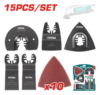 Set Kit Hojas Multifuncional 15 Piezas Total TAKTMT1502
