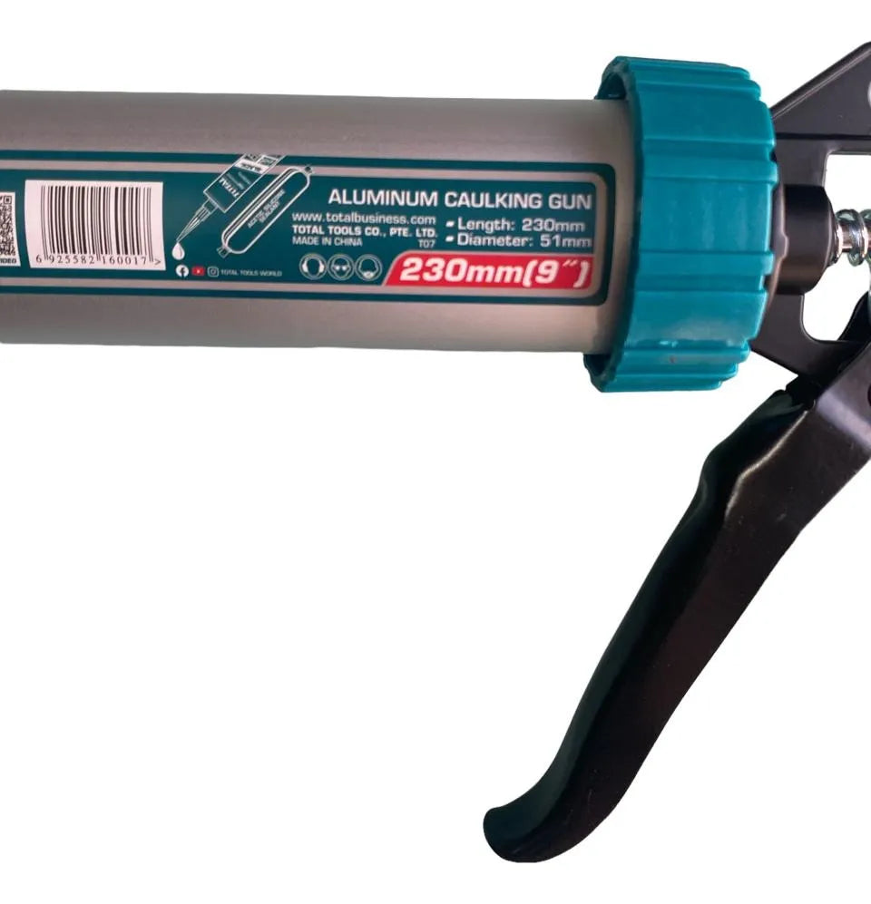 Pistola Calafatera Aluminio Para Silicona 9 Pulg THT20109