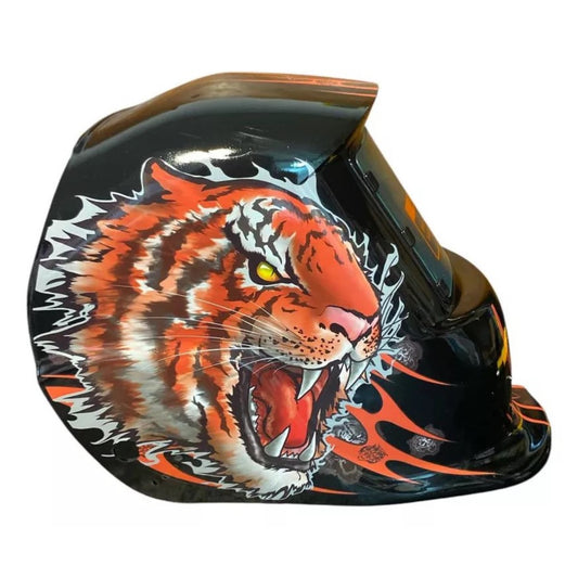 Máscara Casco Soldar Fotosensible Diseños Toyaki  Tigre TK.MS001AF