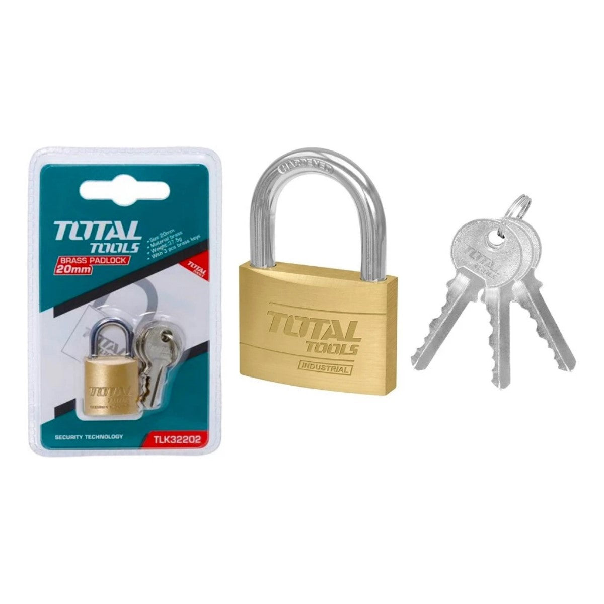 Candado De Bronce 20mm Total TLK32202