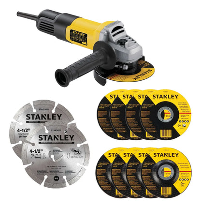 Bolso De Herramientas Stanley Stst516126la+ Esmeril Sg115v10 Negro