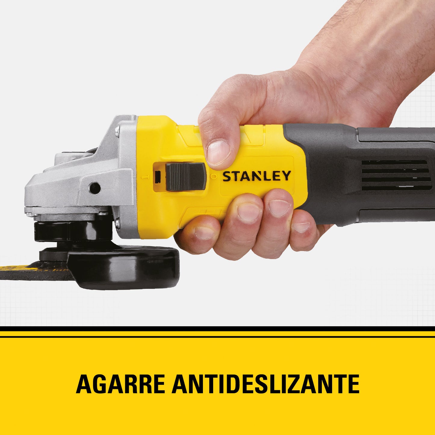 Esmeril Angular Amoladora 900w 115mm Stanley STGS9115B2C - Amarillo/negro