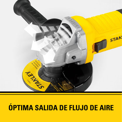 Esmeril Angular Amoladora 900w 115mm Stanley STGS9115B2C - Amarillo/negro